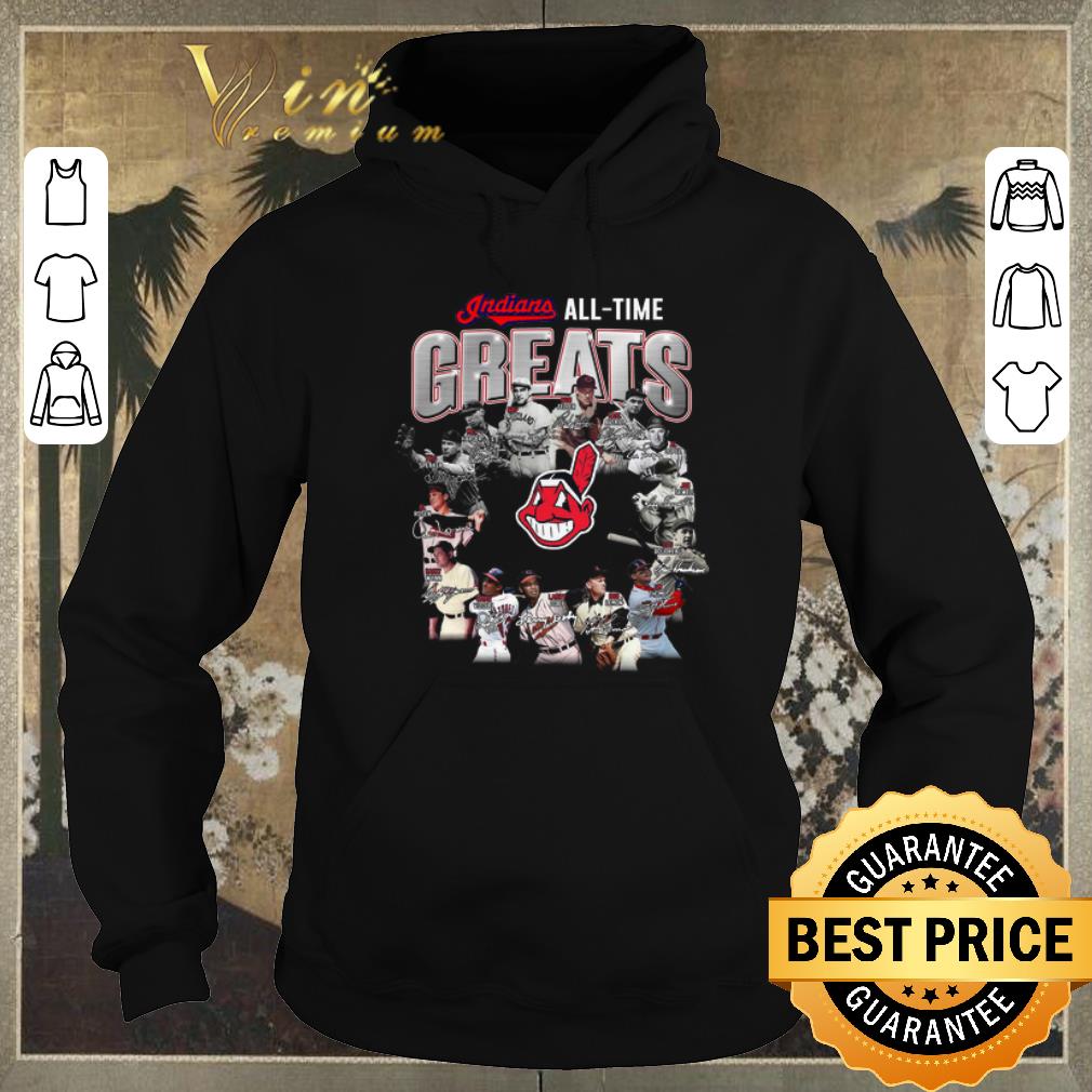 Pretty Cleveland Indians all time greats legends all signature shirt sweater 4 - Pretty Cleveland Indians all time greats legends all signature shirt sweater
