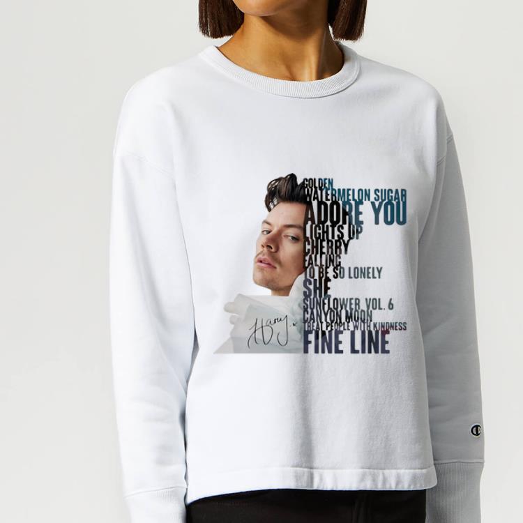 Pretty Harry Styles Golden Watermelon Sugar Adore You Signature shirt 4 - Pretty Harry Styles Golden Watermelon Sugar Adore You Signature shirt