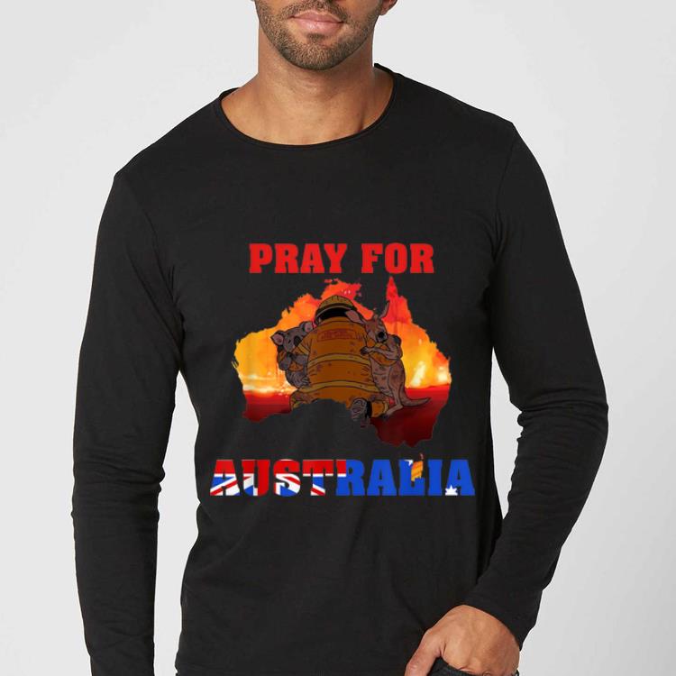 Pretty Pray For Australia Firefighter Save Koala And Kangaroo shirt 4 - Pretty Pray For Australia Firefighter Save Koala And Kangaroo shirt