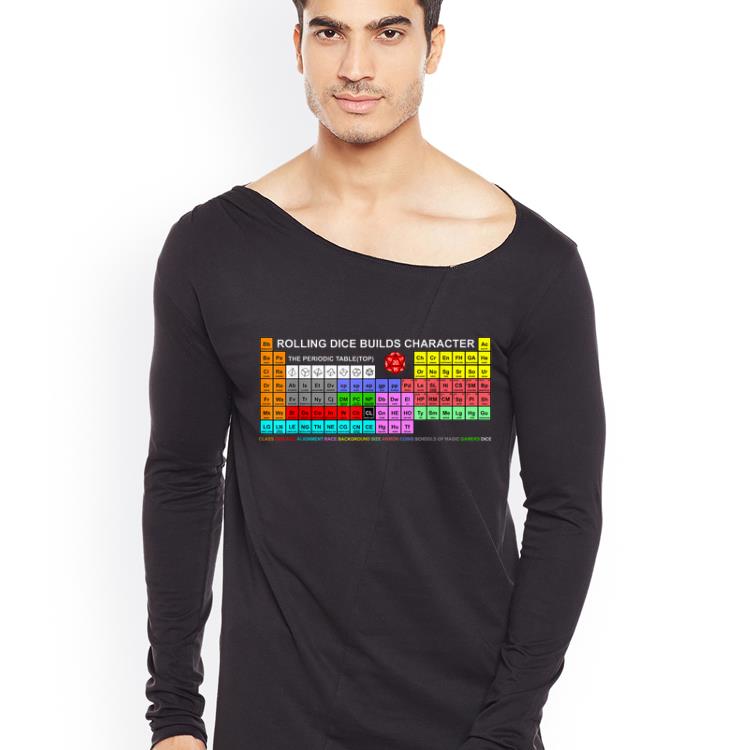 Pretty RPG Dungeon Periodic Table Rolling Dice Builds Character shirt 4 - Pretty RPG Dungeon Periodic Table Rolling Dice Builds Character shirt