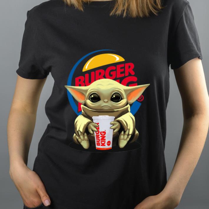 Pretty Star Wars Baby Yoda Hug Burger King shirt 4 - Pretty Star Wars Baby Yoda Hug Burger King shirt
