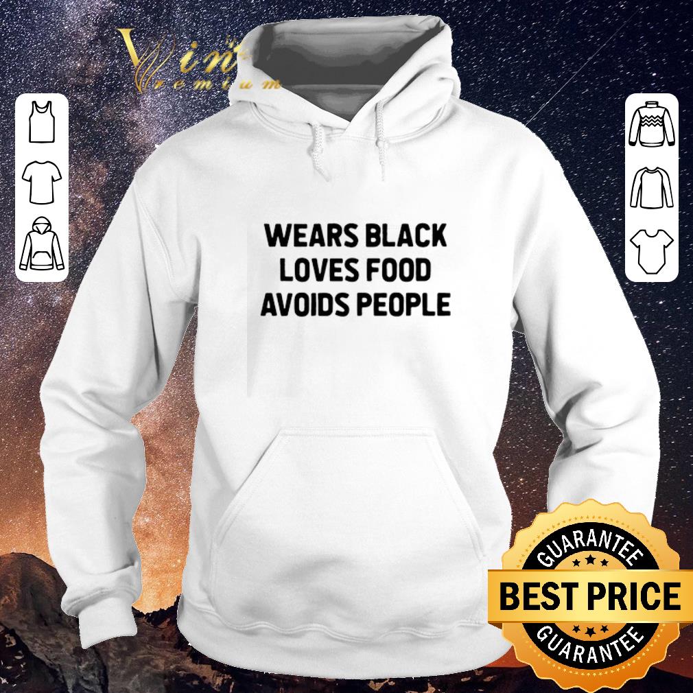 Pretty Wears black loves food avoids people shirt sweater Pretty Wears black loves food avoids people shirt sweater 4 - Pretty Wears black loves food avoids people shirt sweater