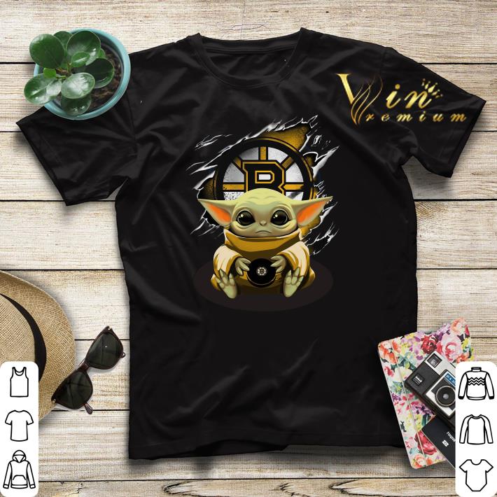 Star Wars Baby Yoda Blood Inside Boston Bruins shirt sweater 4 - Star Wars Baby Yoda Blood Inside Boston Bruins shirt sweater