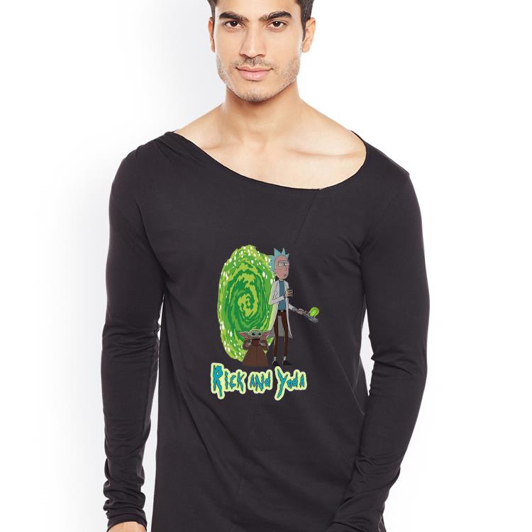 Top Rick And Yoda shirt 4 - Top Rick And Yoda shirt
