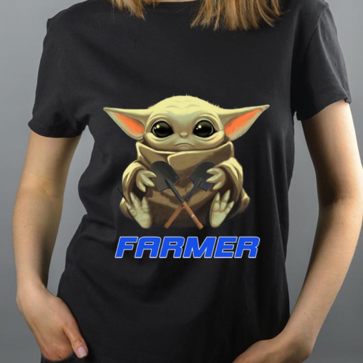 Top Star Wars Baby Yoda Hug Farmer shirt 4 - Top Star Wars Baby Yoda Hug Farmer shirt