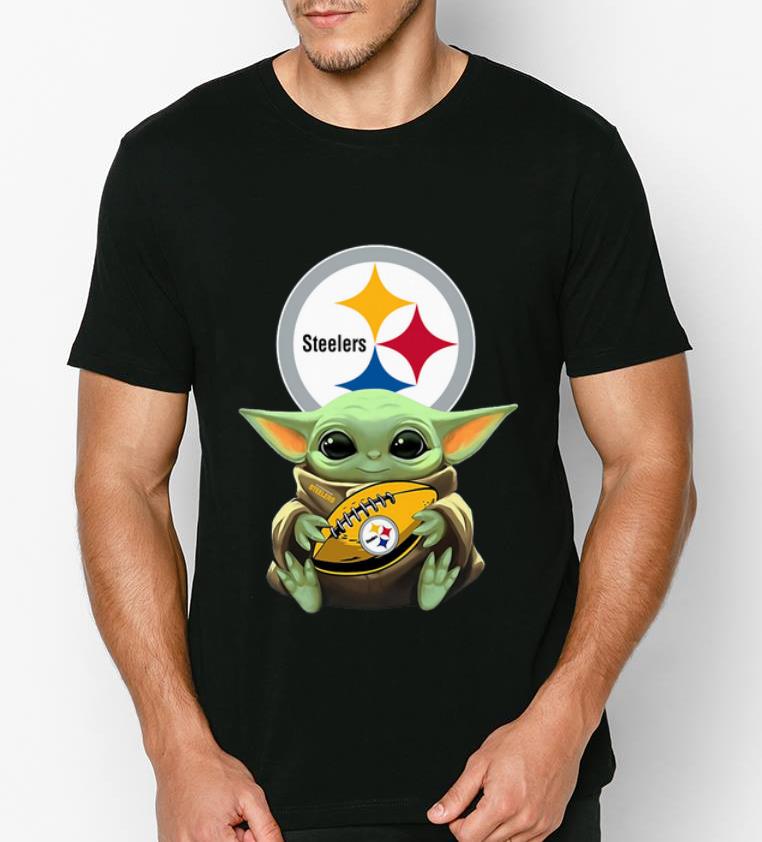 Top Star Wars Baby Yoda Hug Pittsburgh Steelers shirt 4 - Top Star Wars Baby Yoda Hug Pittsburgh Steelers shirt