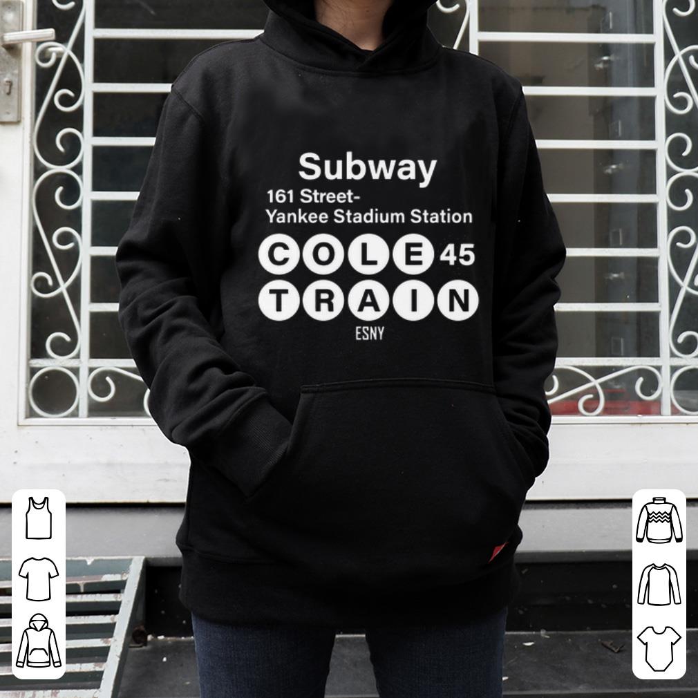 Top Subway 161 Street Station Yankee Stadium Cole 45 Train Esny shirt 4 - Top Subway 161 Street Station- Yankee Stadium Cole 45 Train Esny shirt