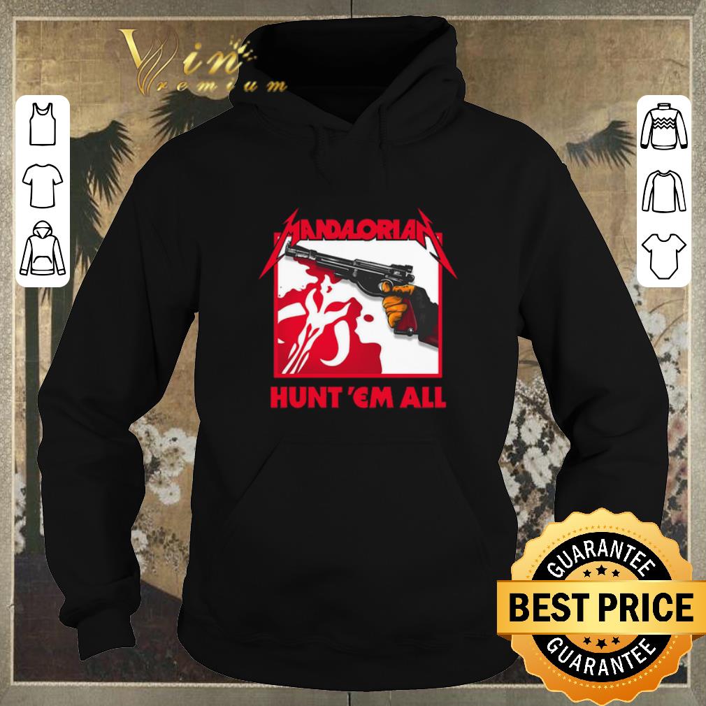 Top The Mandalorian logo hunt 'em all Star Wars shirt sweater Top The Mandalorian logo hunt em all Star Wars shirt sweater 4 - Top The Mandalorian logo hunt 'em all Star Wars shirt sweater