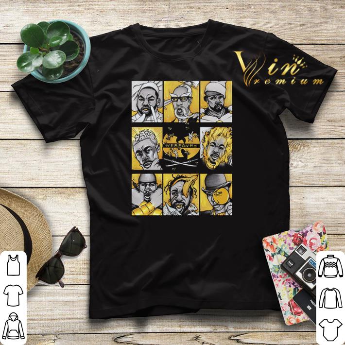 Wu Tang Clan Mashup Weaponry shirt sweater 4 - Wu-Tang Clan Mashup Weaponry shirt sweater
