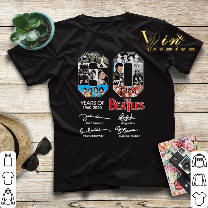 60 Years of The Beatles 1960 2020 signature shirt sweater 4 - 60 Years of The Beatles 1960-2020 signature shirt sweater