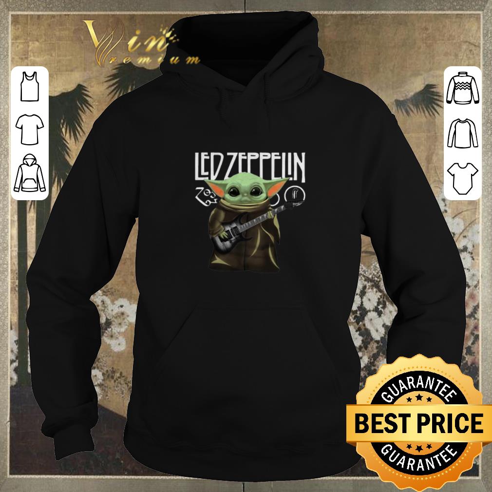Awesome Baby Yoda play Led Zeppelin guitar Star Wars shirt sweater 4 - Awesome Baby Yoda play Led Zeppelin guitar Star Wars shirt sweater