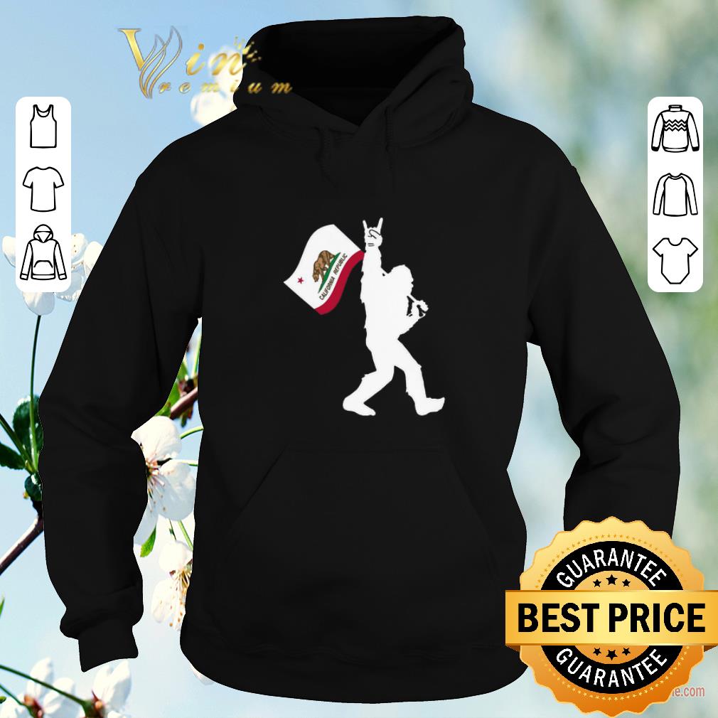 Awesome Bigfoot Rock and Roll California Republic shirt sweater 4 - Awesome Bigfoot Rock and Roll California Republic shirt sweater