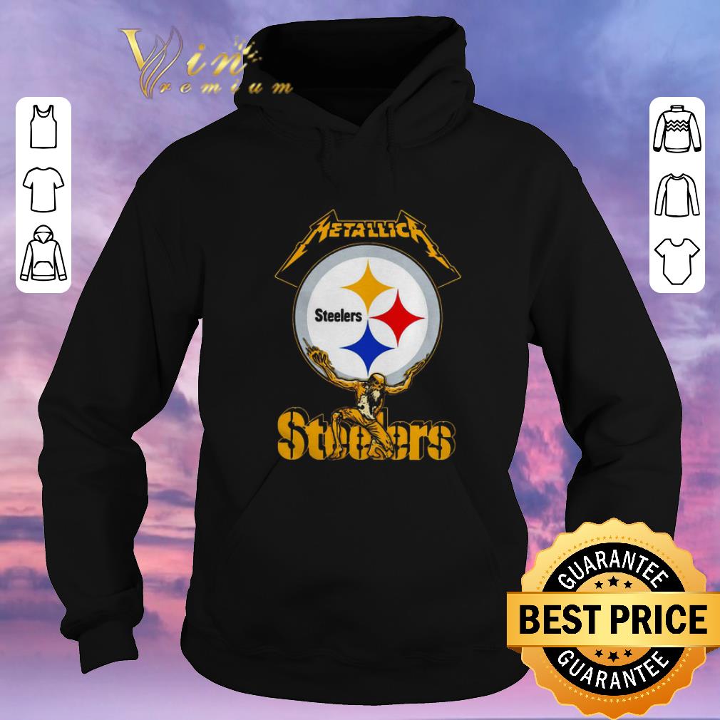 Awesome Pittsburgh Steelers Logo mashup Metallica shirt sweater 4 - Awesome Pittsburgh Steelers Logo mashup Metallica shirt sweater