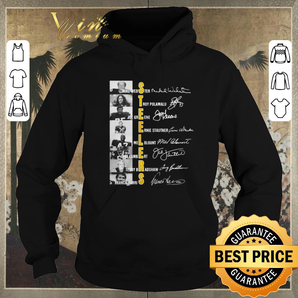 Awesome Pittsburgh Steelers Mike Webster Troy Polamalu Joe Greene signed shirt sweater Awesome Pittsburgh Steelers Mike Webster Troy Polamalu Joe Greene signed shirt sweater 4 - Awesome Pittsburgh Steelers Mike Webster Troy Polamalu Joe Greene signed shirt sweater