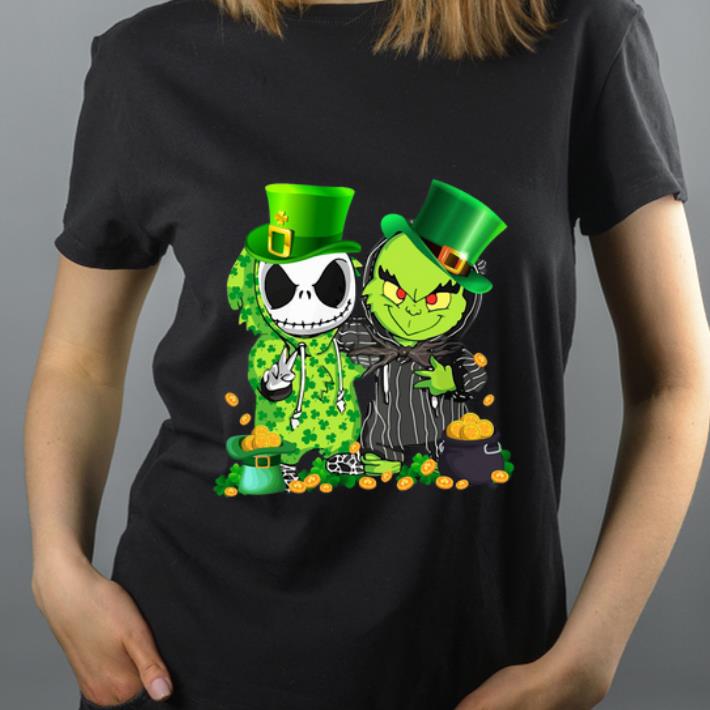 Awesome St Patrick s Day Irish Baby Jack Skellington and baby Grinch shirt 4 - Awesome St Patrick’s Day Irish Baby Jack Skellington and baby Grinch shirt