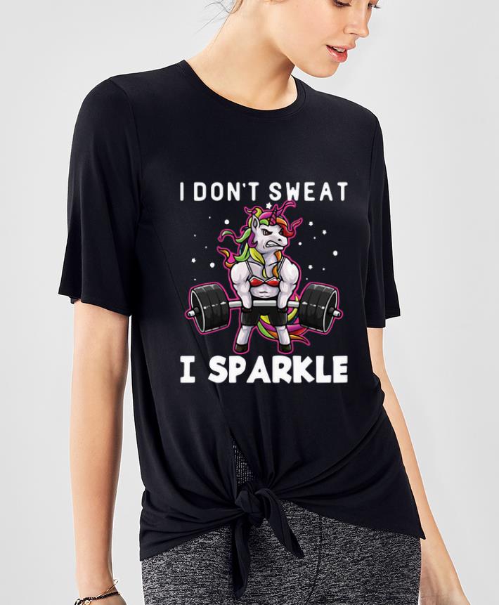 Awesome Unicorn I Don t Sweat I Sparkle shirt 4 - Awesome Unicorn I Don’t Sweat I Sparkle shirt