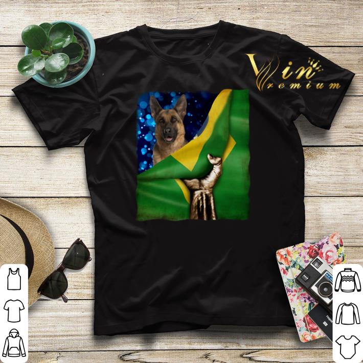 Bandeira do Brasil German Shepherd shirt sweater 4 - Bandeira do Brasil German Shepherd shirt sweater