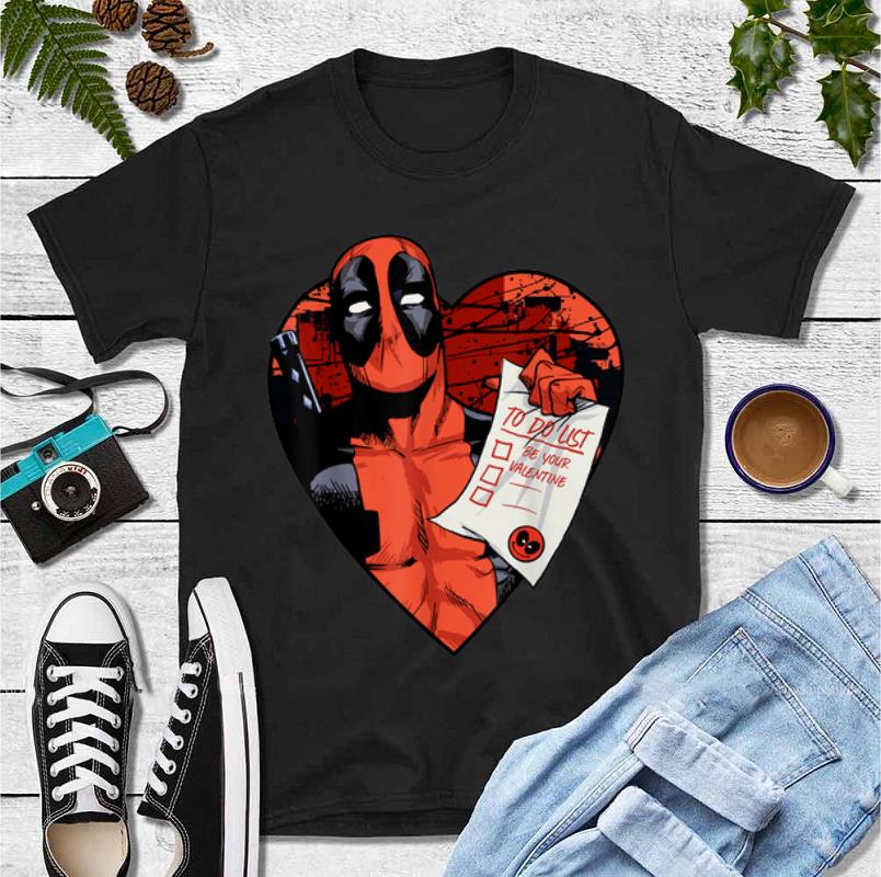 Beautiful Marvel Deadpool To Do List Be Your Valentine shirt 4 - Beautiful Marvel Deadpool To Do List Be Your Valentine shirt