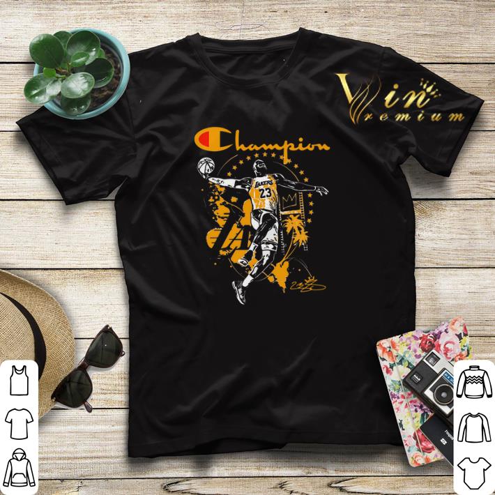 Champion LeBron James Signature Los Angeles Lakers shirt sweater Champion LeBron James Signature Los Angeles Lakers shirt sweater 4 - Champion LeBron James Signature Los Angeles Lakers shirt sweater