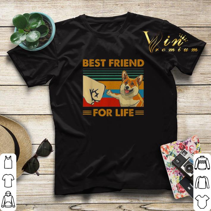 Corgi Best friend for life vintage shirt sweater 4 - Corgi Best friend for life vintage shirt sweater