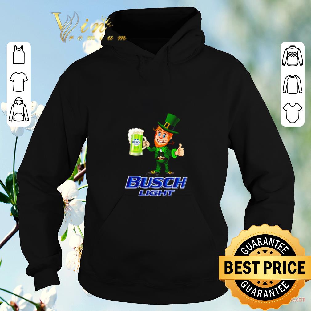 Funny Leprechaun drinking Busch light beer St Patrick s Day shirt sweater 4 - Funny Leprechaun drinking Busch light beer St. Patrick’s Day shirt sweater