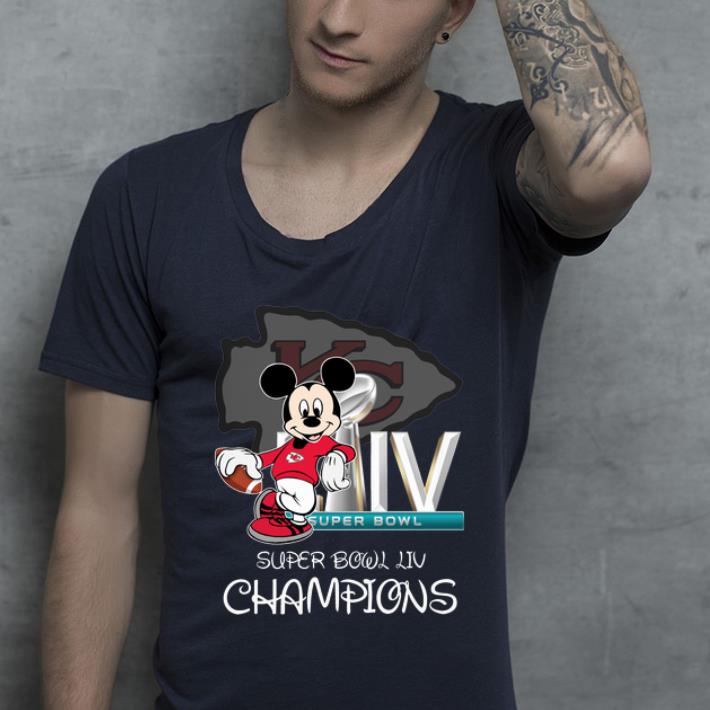 Funny Mickey Mouse Kansas City Chiefs Super Bowl LIV Champions shirt 4 - Funny Mickey Mouse Kansas City Chiefs Super Bowl LIV Champions shirt