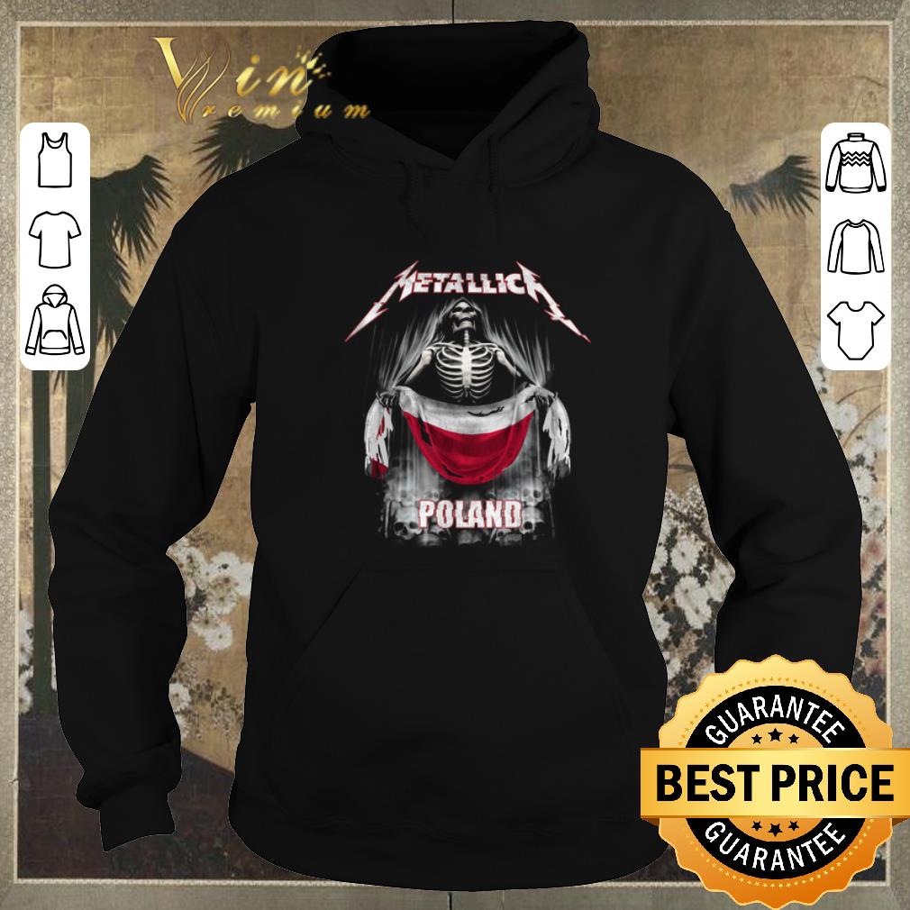 Funny Skeleton Metallica Poland flag shirt sweater 4 - Funny Skeleton Metallica Poland flag shirt sweater