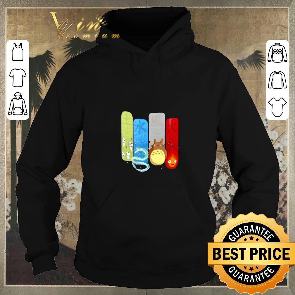 Funny Studio Ghibli elements air fire earth water shirt 4 - Funny Studio Ghibli elements air fire earth water shirt