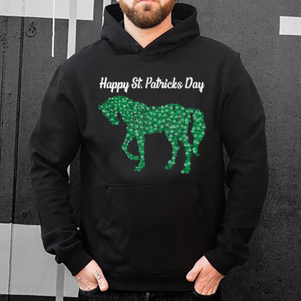 Great Horse Shamrock Horse Riding Lover St Patricks Day shirt 4 - Great Horse Shamrock Horse Riding Lover St Patricks Day shirt