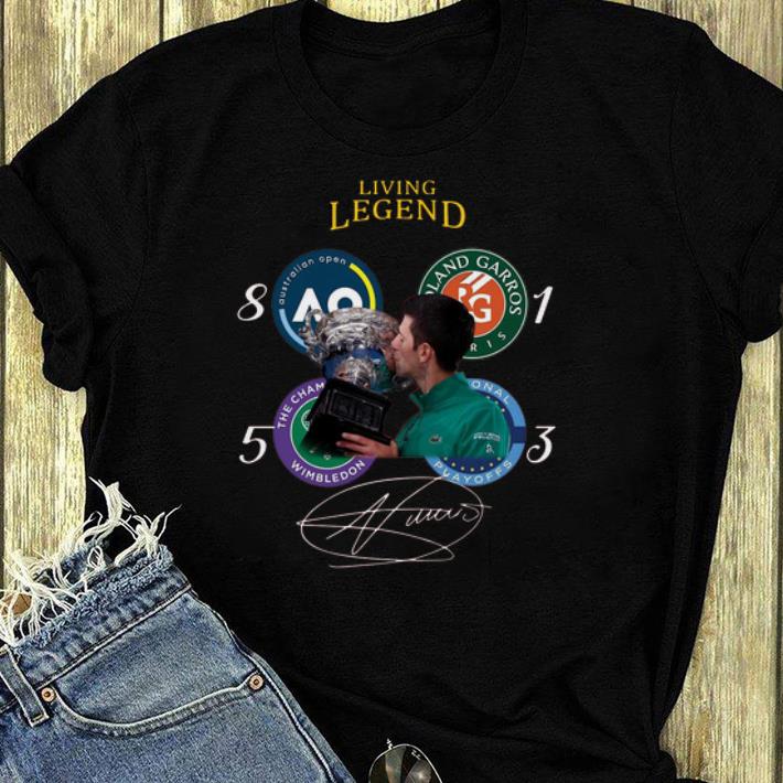 Great Novak Djokovic Living Legends Signature shirt 4 - Great Novak Djokovic Living Legends Signature shirt