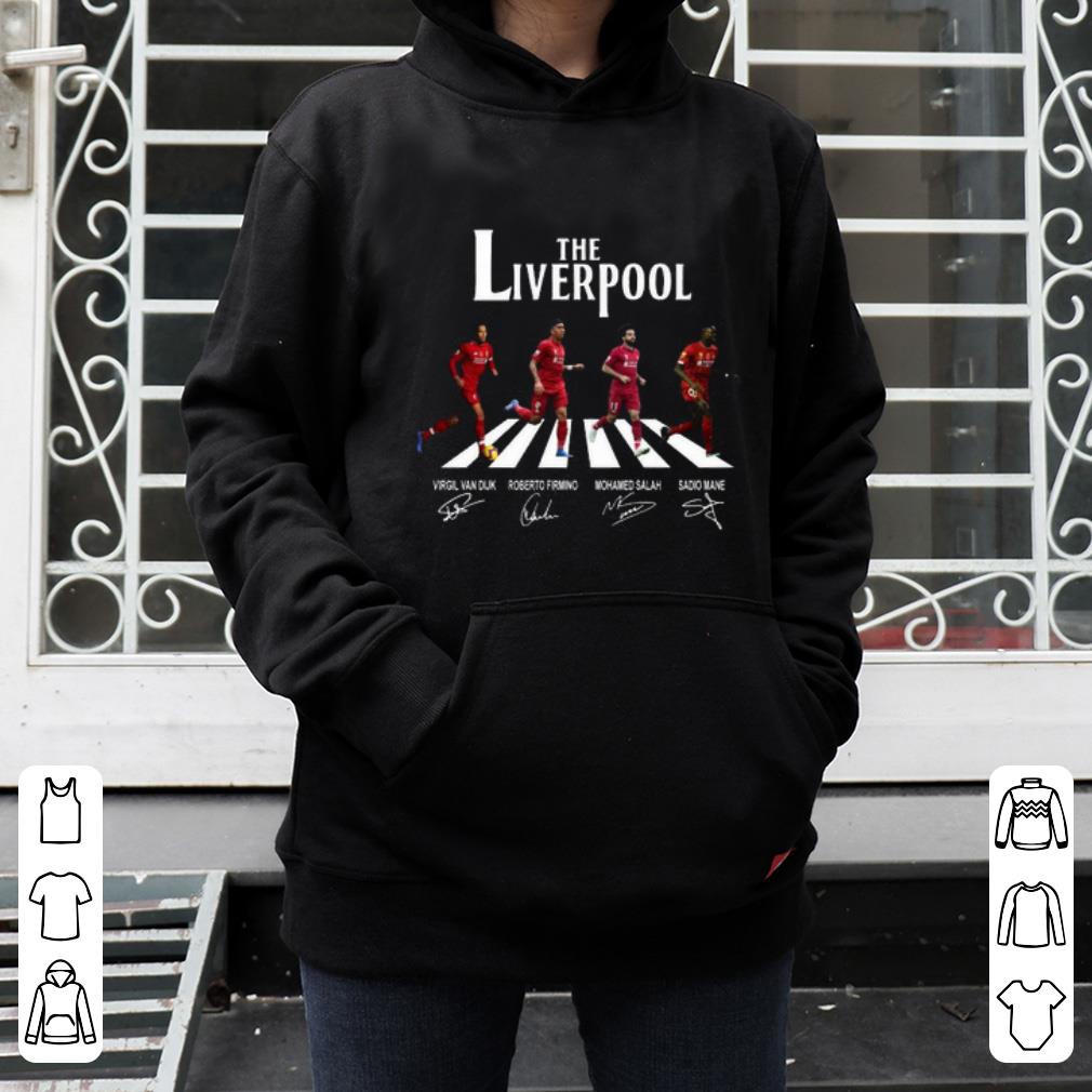 Great The Liverpool The Beatles Abbey Road signatures shirt 4 - Great The Liverpool The Beatles Abbey Road signatures shirt