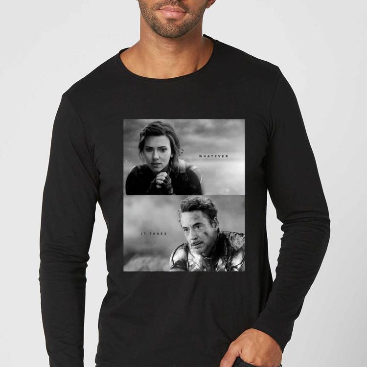 Great Whatever It Takes Black Widow And Iron Man shirt 4 - Great Whatever It Takes Black Widow And Iron Man shirt