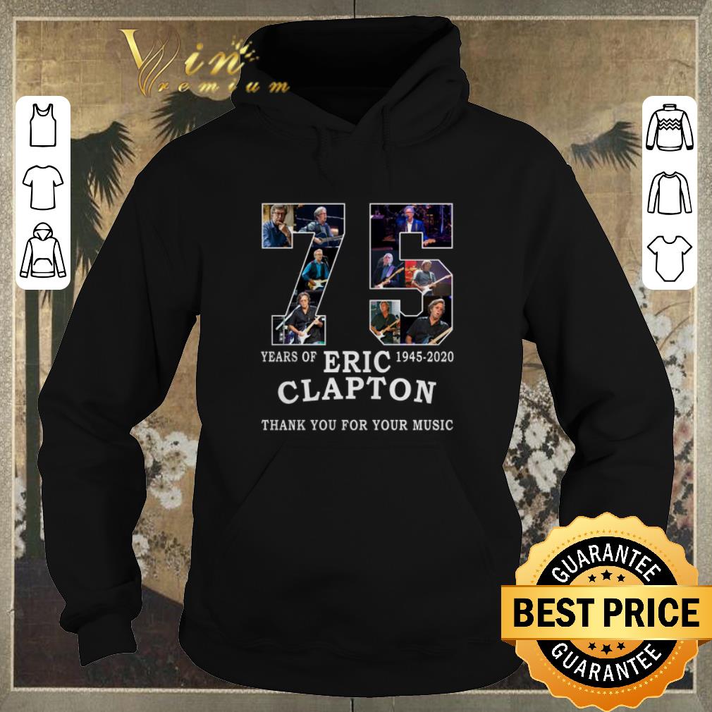 Hot 75 years of Eric Clapton thank you for your music shirt sweater 4 - Hot 75 years of Eric Clapton thank you for your music shirt sweater