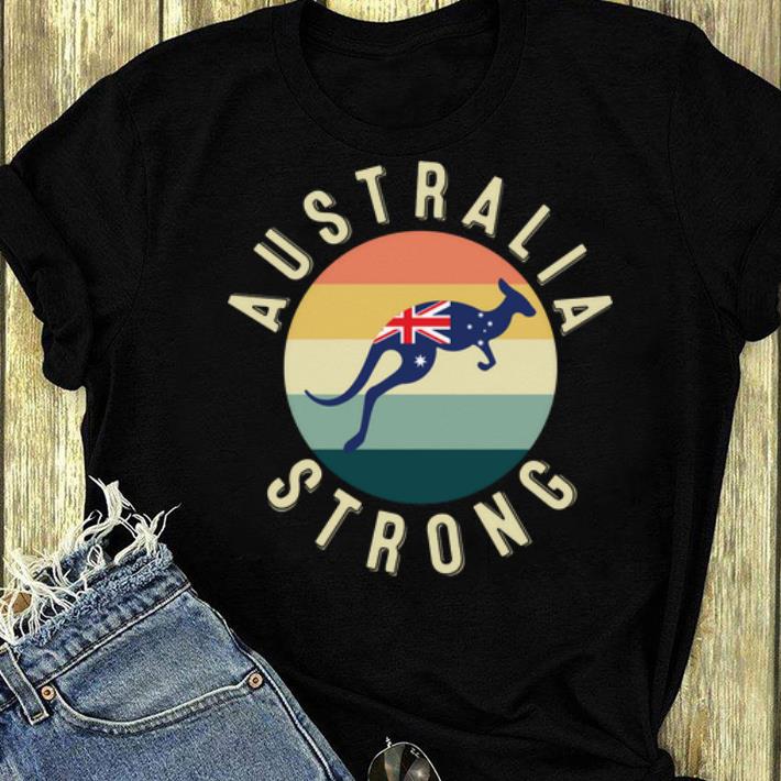 Hot Australia Strong Kangaroo Pray For Australia Retro shirt 4 - Hot Australia Strong Kangaroo Pray For Australia Retro shirt