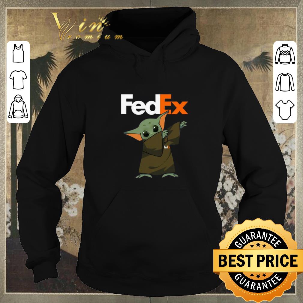 Hot Baby Yoda dabbing Fedex Star Wars shirt sweater 4 - Hot Baby Yoda dabbing Fedex Star Wars shirt sweater