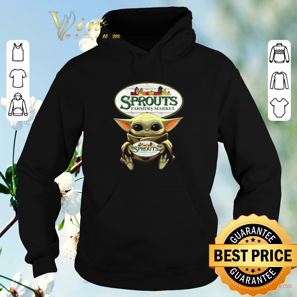 Hot Baby Yoda hug Sprouts Farmers Market Star Wars shirt sweater 4 - Hot Baby Yoda hug Sprouts Farmers Market Star Wars shirt sweater