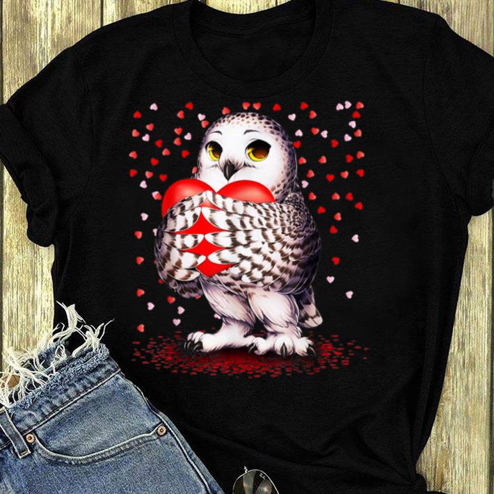 Hot Owl Holds Heart Owl Lovers shirt 4 - Hot Owl Holds Heart Owl Lovers shirt