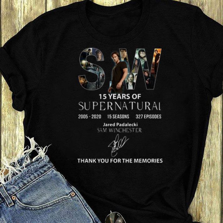 Hot SW 15 Years Of Supernatural Thank You For The Memories shirt 4 - Hot SW 15 Years Of Supernatural Thank You For The Memories shirt