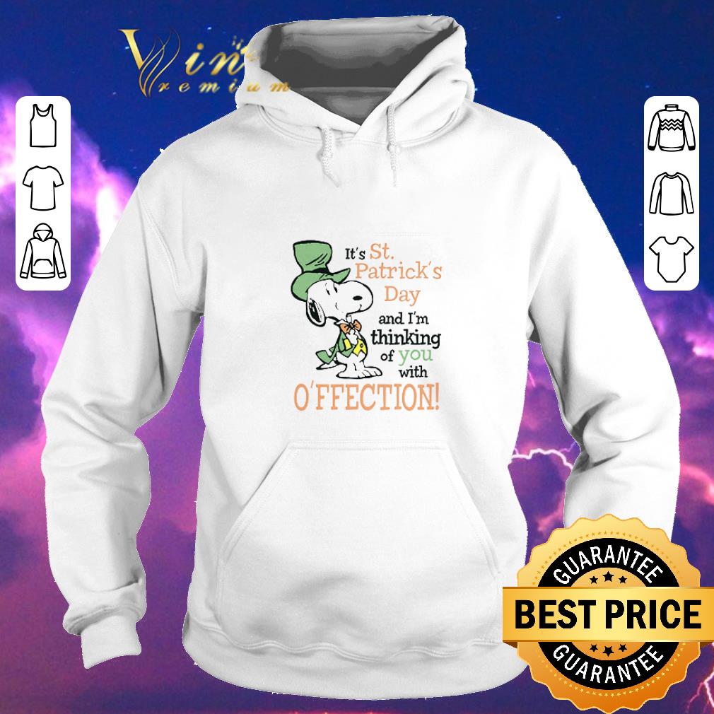 Hot Snoopy It s St Patrick s Day and I m thinking of you with affection shirt 4 - Hot Snoopy It's St. Patrick's Day and I'm thinking of you with affection shirt