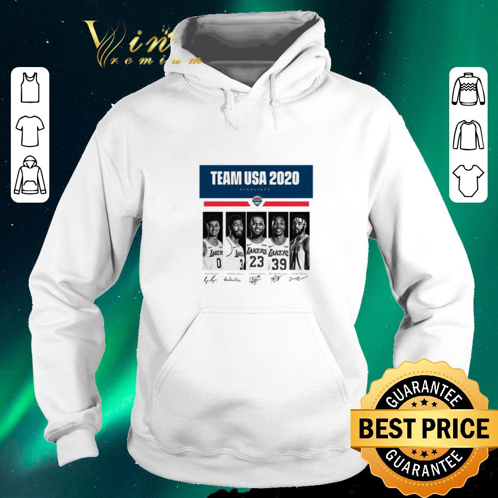 Hot Team USA 2020 Finalists Kyle Kuzma Lebron James signatures shirt sweater 4 - Hot Team USA 2020 Finalists Kyle Kuzma Lebron James signatures shirt sweater