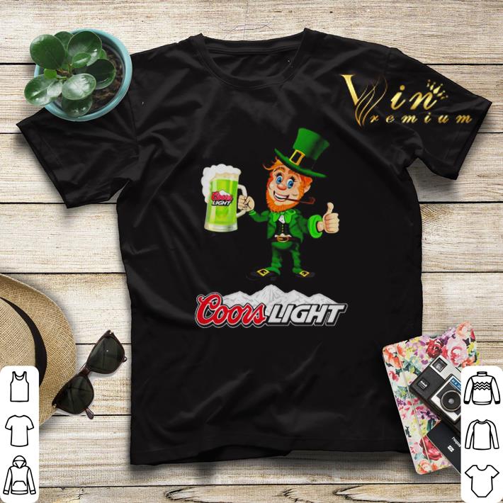 Leprechaun drinking Coors Light beer shirt sweater Leprechaun drinking Coors Light beer shirt sweater 4 - Leprechaun drinking Coors Light beer shirt sweater
