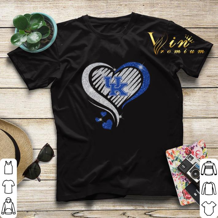 Love Kentucky Wildcats diamond heart shirt sweater 4 - Love Kentucky Wildcats diamond heart shirt sweater
