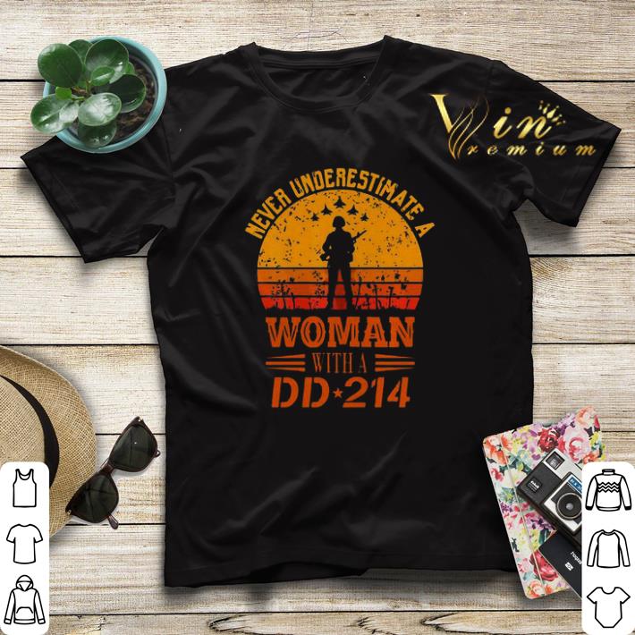 Never underestimate a woman with a DD 214 retro sunset shirt sweater Never underestimate a woman with a DD 214 retro sunset shirt sweater 4 - Never underestimate a woman with a DD 214 retro sunset shirt sweater