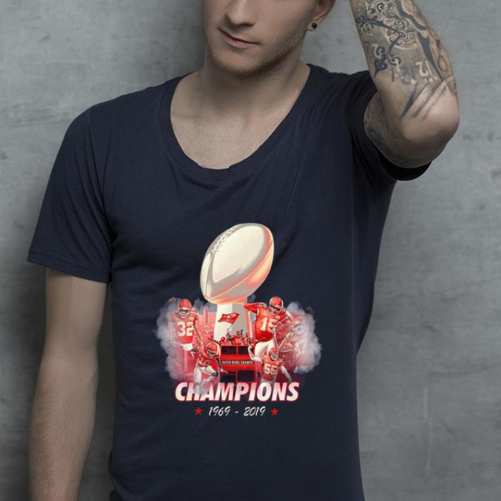 Nice 50 Years Kansas City Chiefs Super Bowl Champions 1969 2019 shirt 4 - Nice 50 Years Kansas City Chiefs Super Bowl Champions 1969 – 2019 shirt
