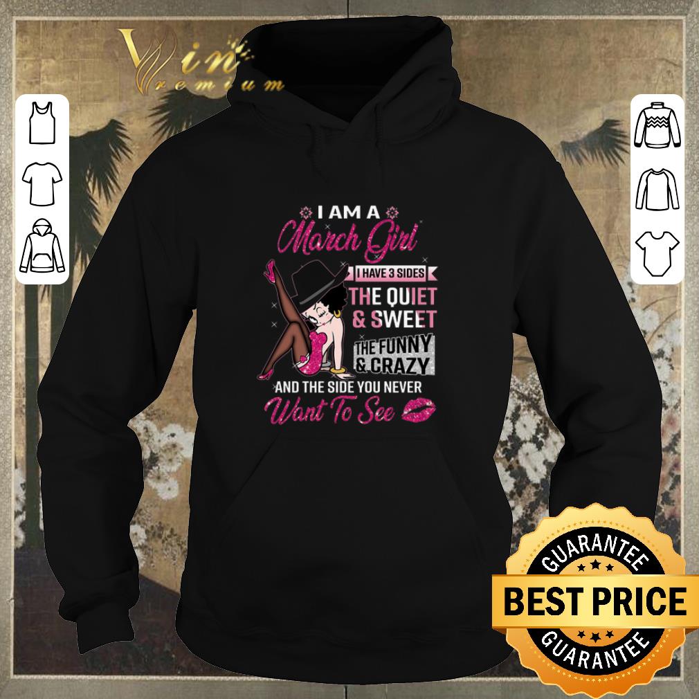 Nice High heels i am a march girl i have 3 sides the quiet and sweet shirt sweater Nice High heels i am a march girl i have 3 sides the quiet and sweet shirt sweater 4 - Nice High heels i am a march girl i have 3 sides the quiet and sweet shirt sweater