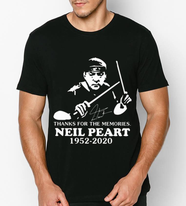 Nice Neil Peart 1952 2020 Thanks For The Memories Signature shirt 4 - Nice Neil Peart 1952 2020 Thanks For The Memories Signature shirt