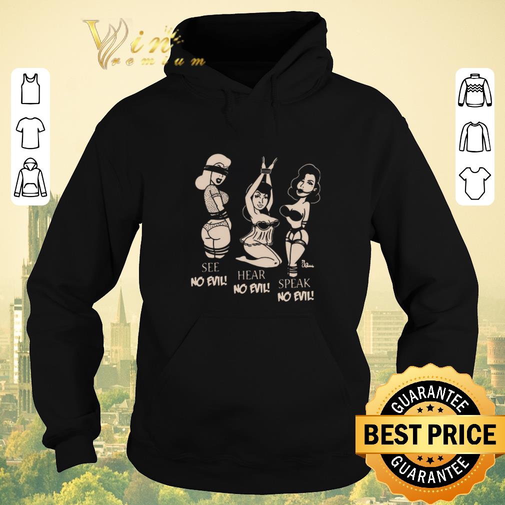 Nice Pinky Star Women s See No Evil Hear No Evil Speak No Evil shirt sweater 4 - Nice Pinky Star Women’s See No Evil Hear No Evil Speak No Evil shirt sweater