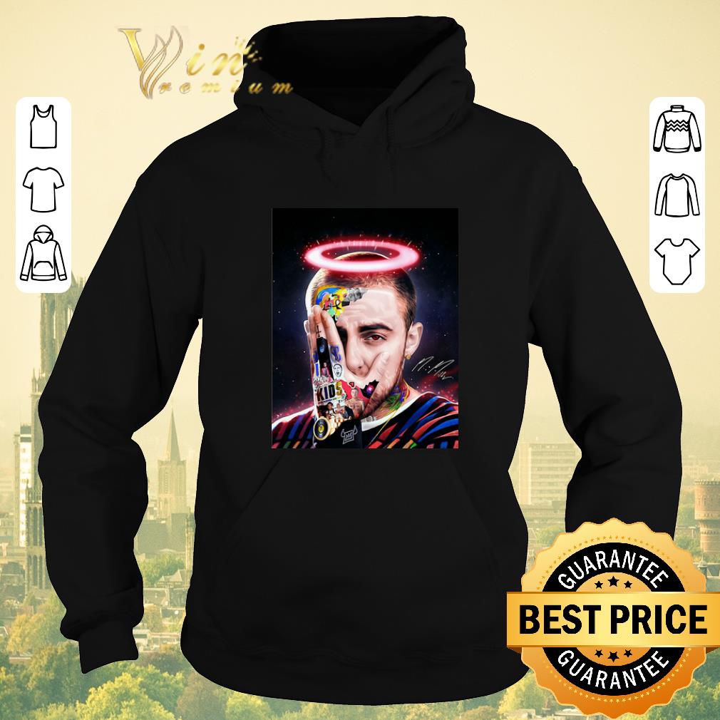 Nice R I P Mac Miller Angel Artist Rapper signature shirt sweater 4 - Nice R.I.P Mac Miller Angel Artist Rapper signature shirt sweater