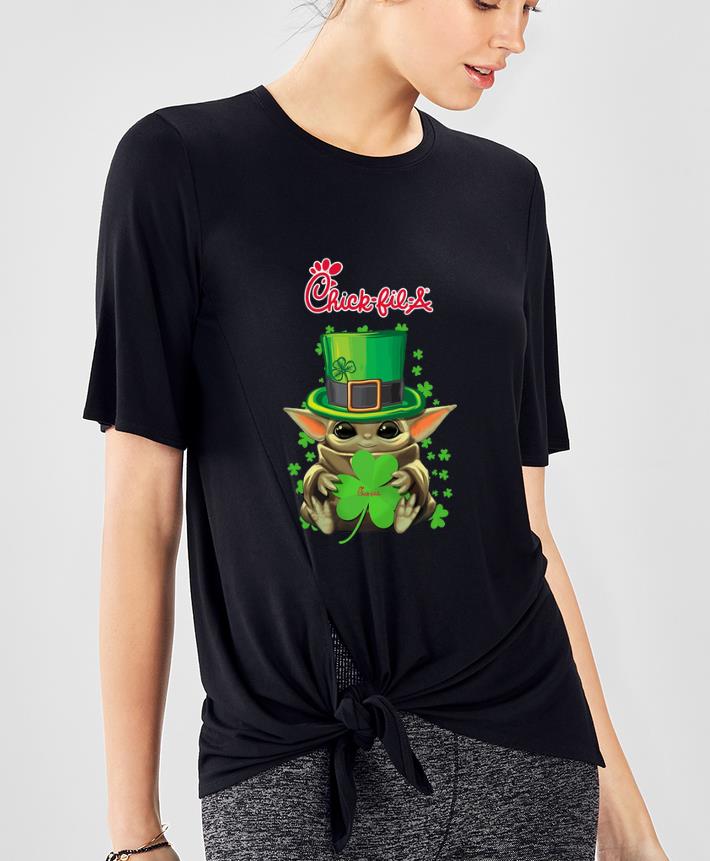Official Baby Yoda Chick Fil A Shamrock St Patrick s Day shirt 4 - Official Baby Yoda Chick-Fil-A Shamrock St.Patrick’s Day shirt
