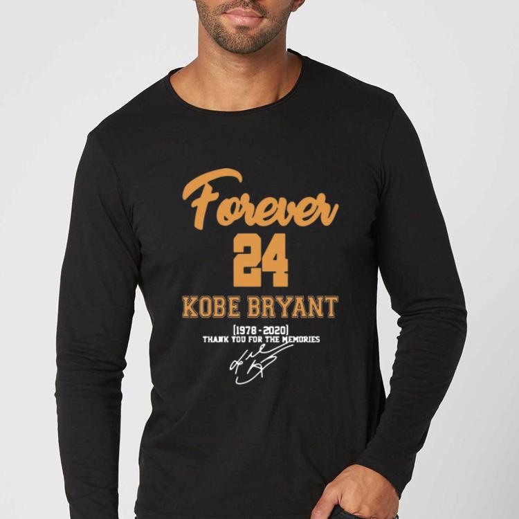 Official Forever 24 Kobe Bryant Thank You For Memories Signature shirt 4 - Official Forever 24 Kobe Bryant Thank You For Memories Signature shirt